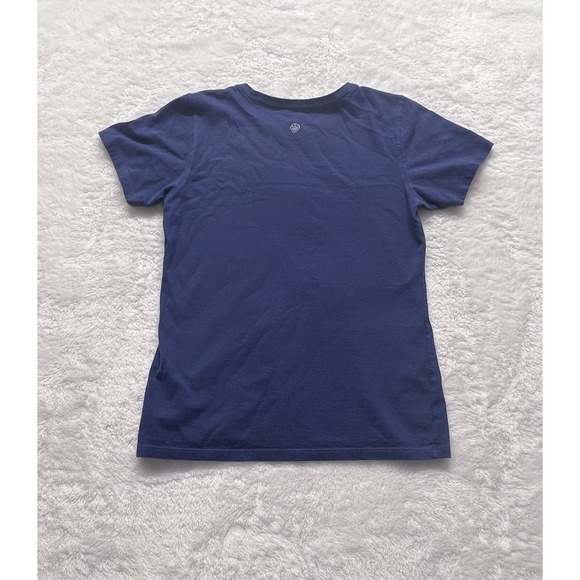 Life Is Good Womens Shirt Sm Dark Blue Bethany Beach DE Flip Flops Classic Fit - Picture 2 of 9